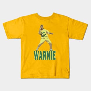 OG CRICKET - Shane Warne - WARNIE Kids T-Shirt